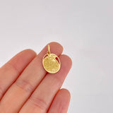 Dije Oración de la Virgen 1.9g / 2.4cm Oro Amarillo 18K