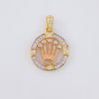 Dije Aro Corona 2.1g / 2.2cm Oro Amarillo 18K
