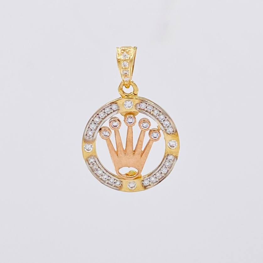 Dije Aro Corona 2.1g / 2.2cm Oro Amarillo 18K
