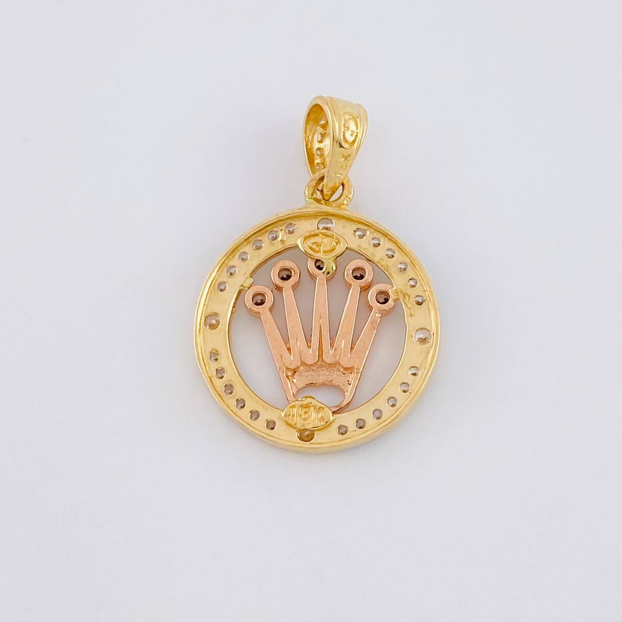 Dije Aro Corona 2.1g / 2.2cm Oro Amarillo 18K
