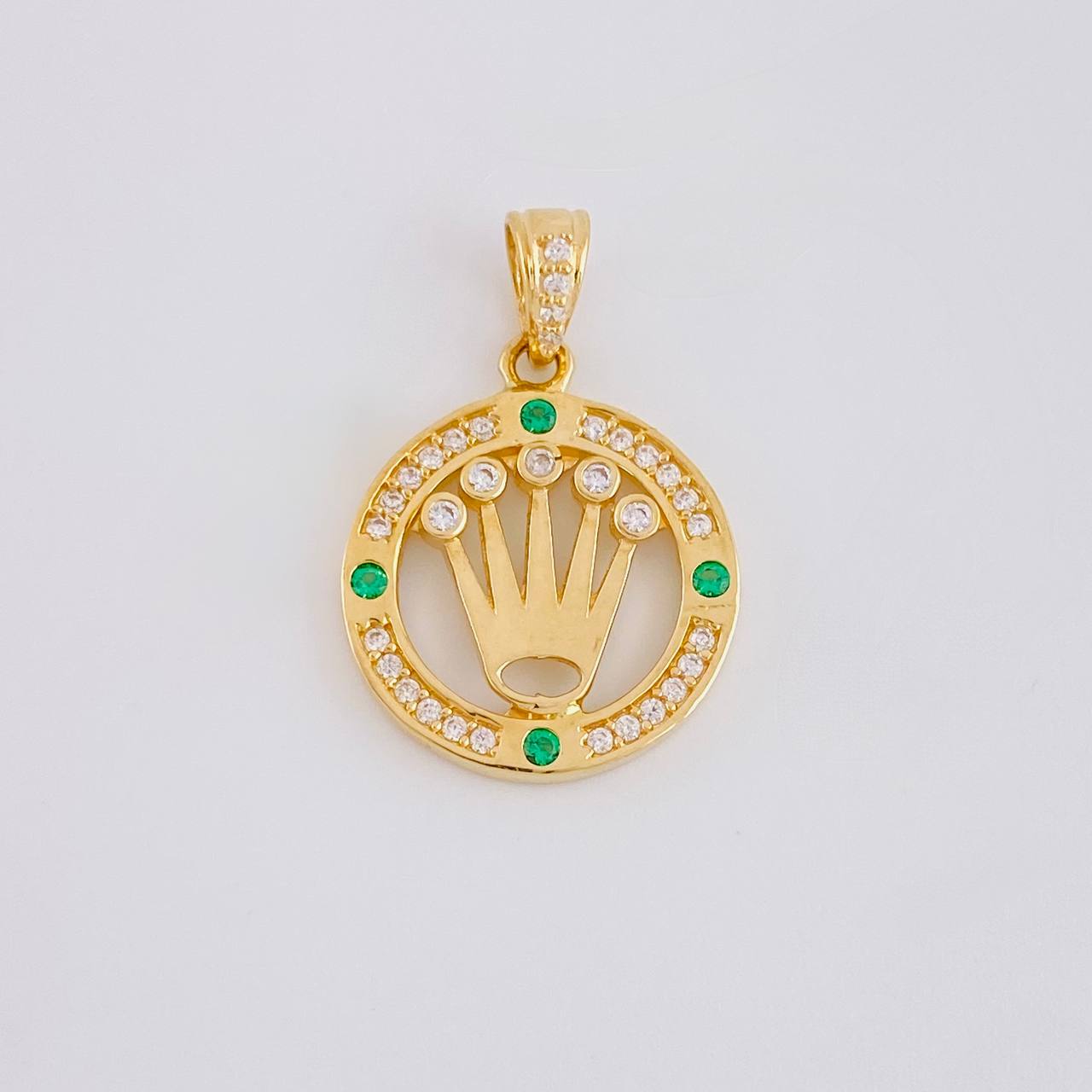 Dije Aro Corona 2.15g / 2.3cm Oro Amarillo 18K