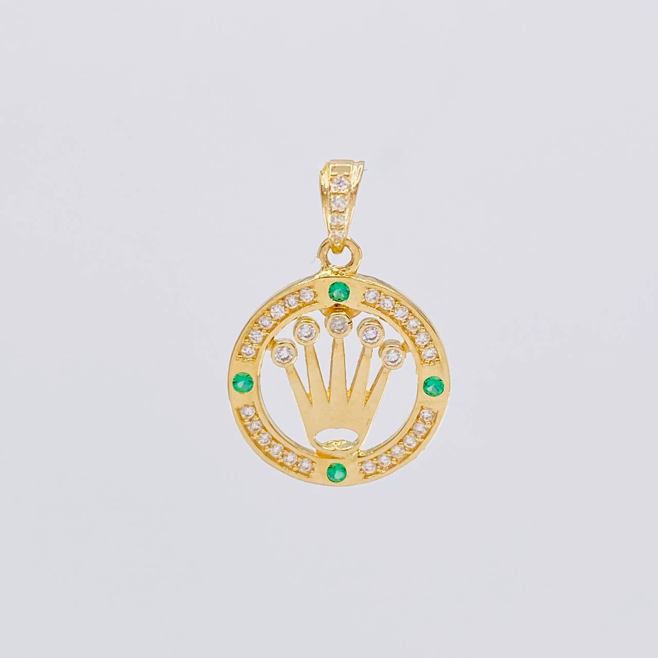 Dije Aro Corona 2.15g / 2.3cm Oro Amarillo 18K