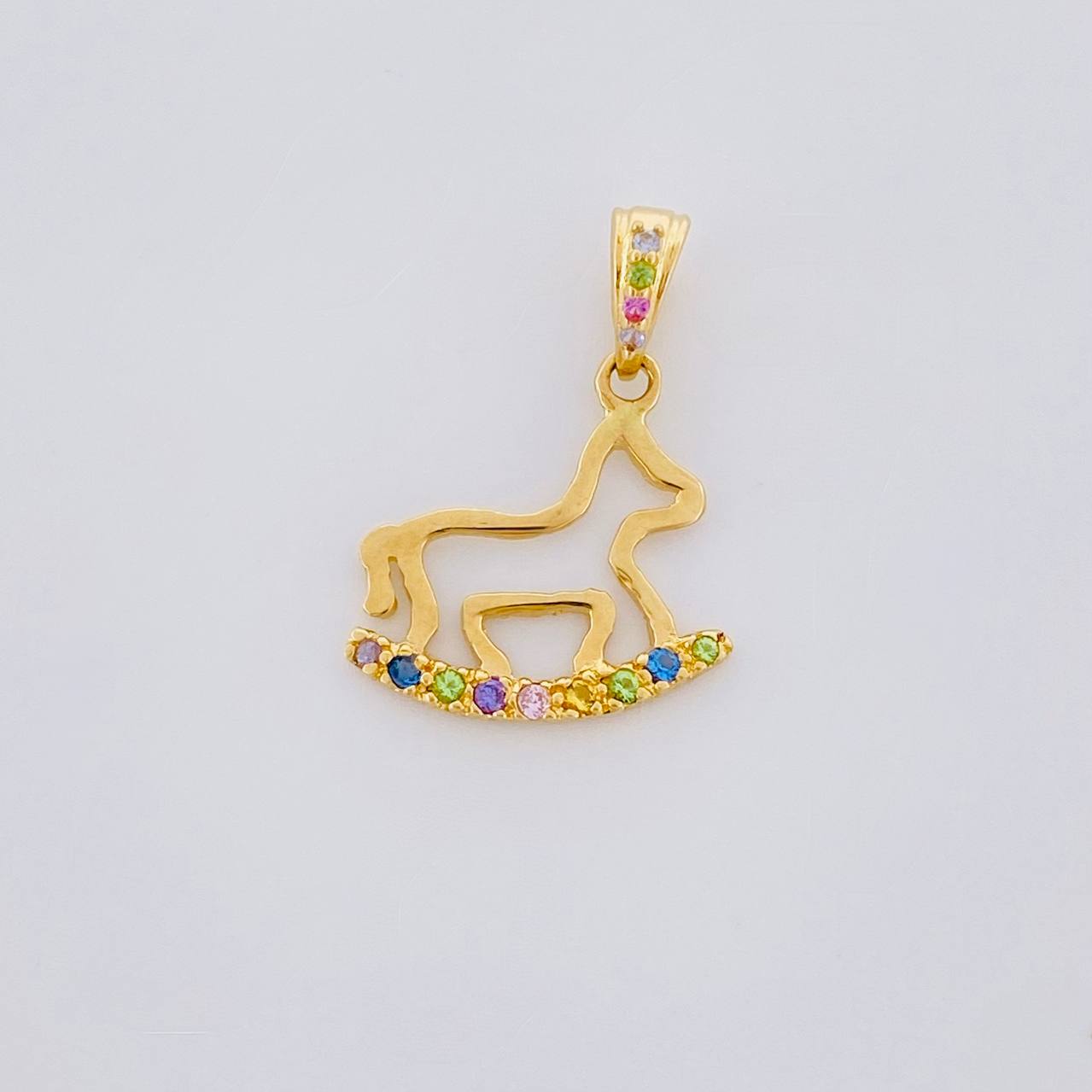 Dije Caballito de Juguete 0.85g / 2cm Oro Amarillo 18K