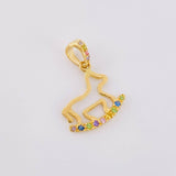 Dije Caballito de Juguete 0.85g / 2cm Oro Amarillo 18K