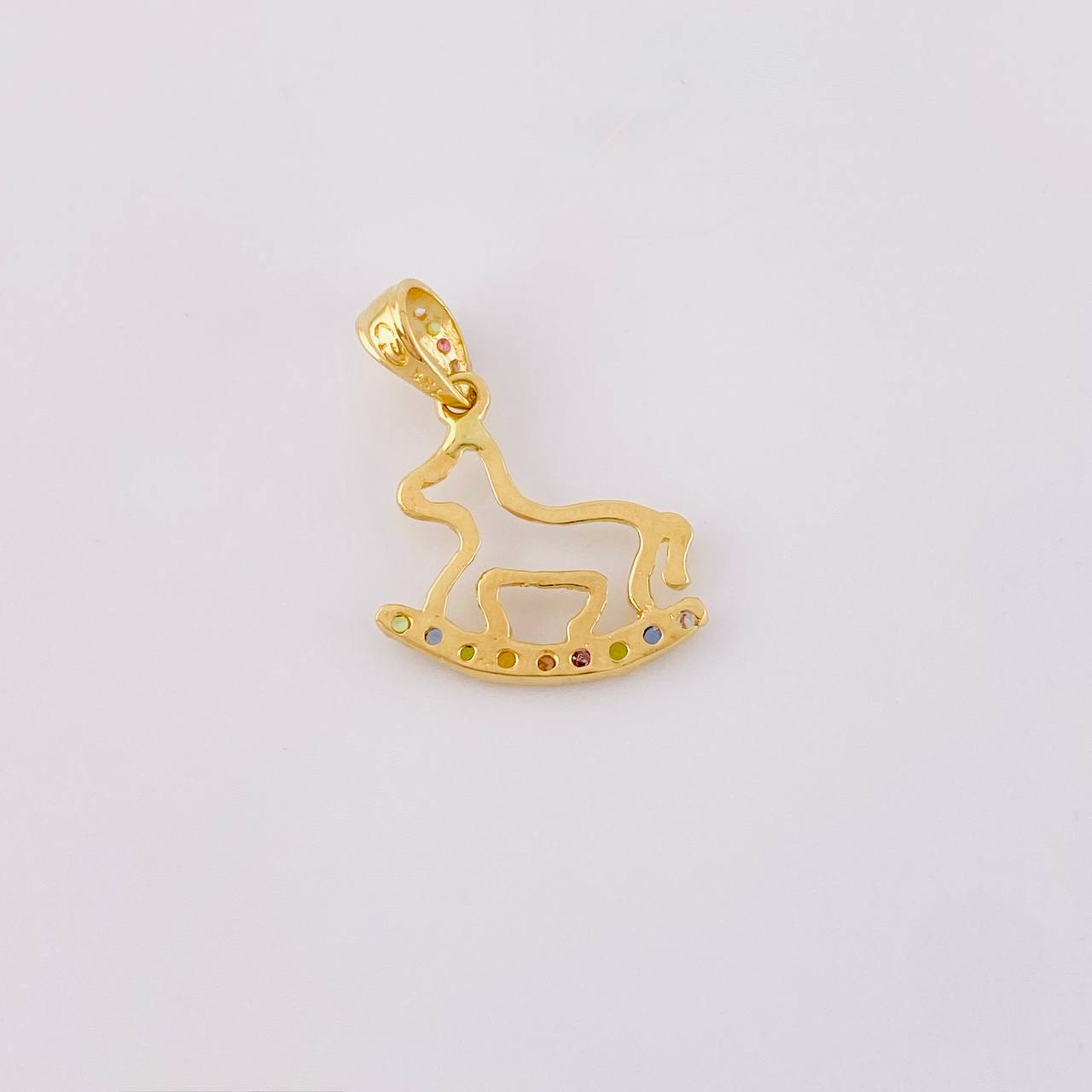 Dije Caballito de Juguete 0.85g / 2cm Oro Amarillo 18K