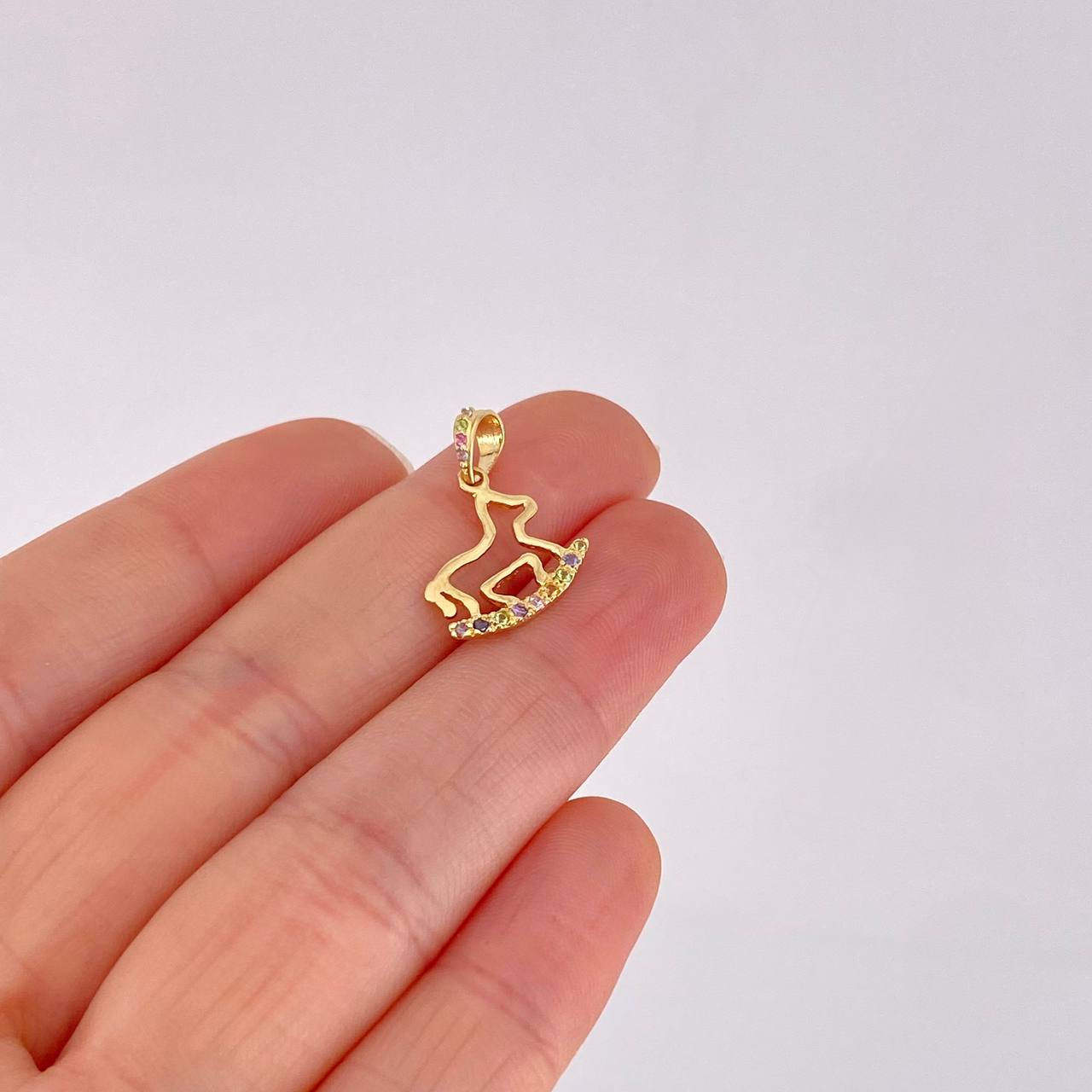 Dije Caballito de Juguete 0.85g / 2cm Oro Amarillo 18K