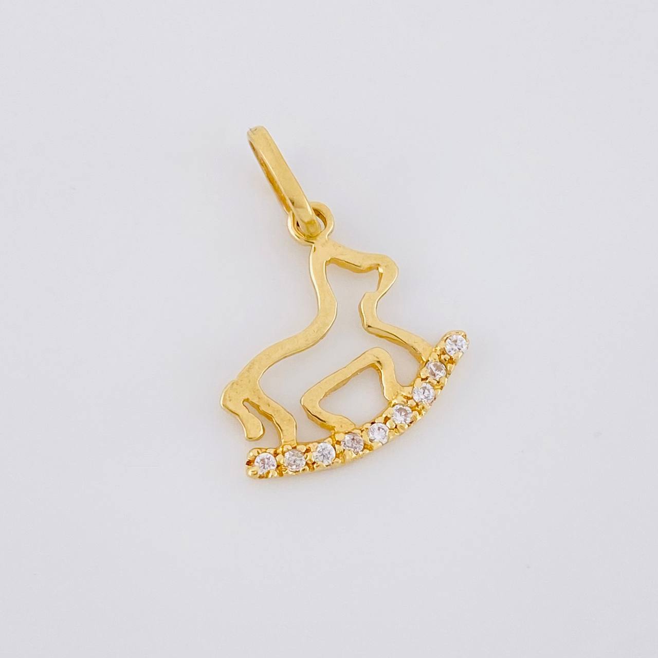 Dije Caballito de Juguete 0.75g / 2cm Oro Amarillo 18K