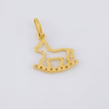Dije Caballito de Juguete 0.75g / 2cm Oro Amarillo 18K