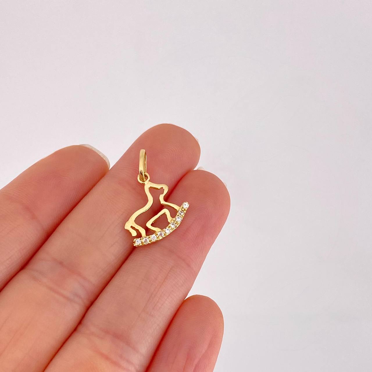 Dije Caballito de Juguete 0.75g / 2cm Oro Amarillo 18K