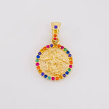Dije San Miguel Arcángel 1.65g / 1.9cm Oro Amarillo 18K