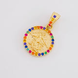 Dije San Miguel Arcángel 1.65g / 1.9cm Oro Amarillo 18K