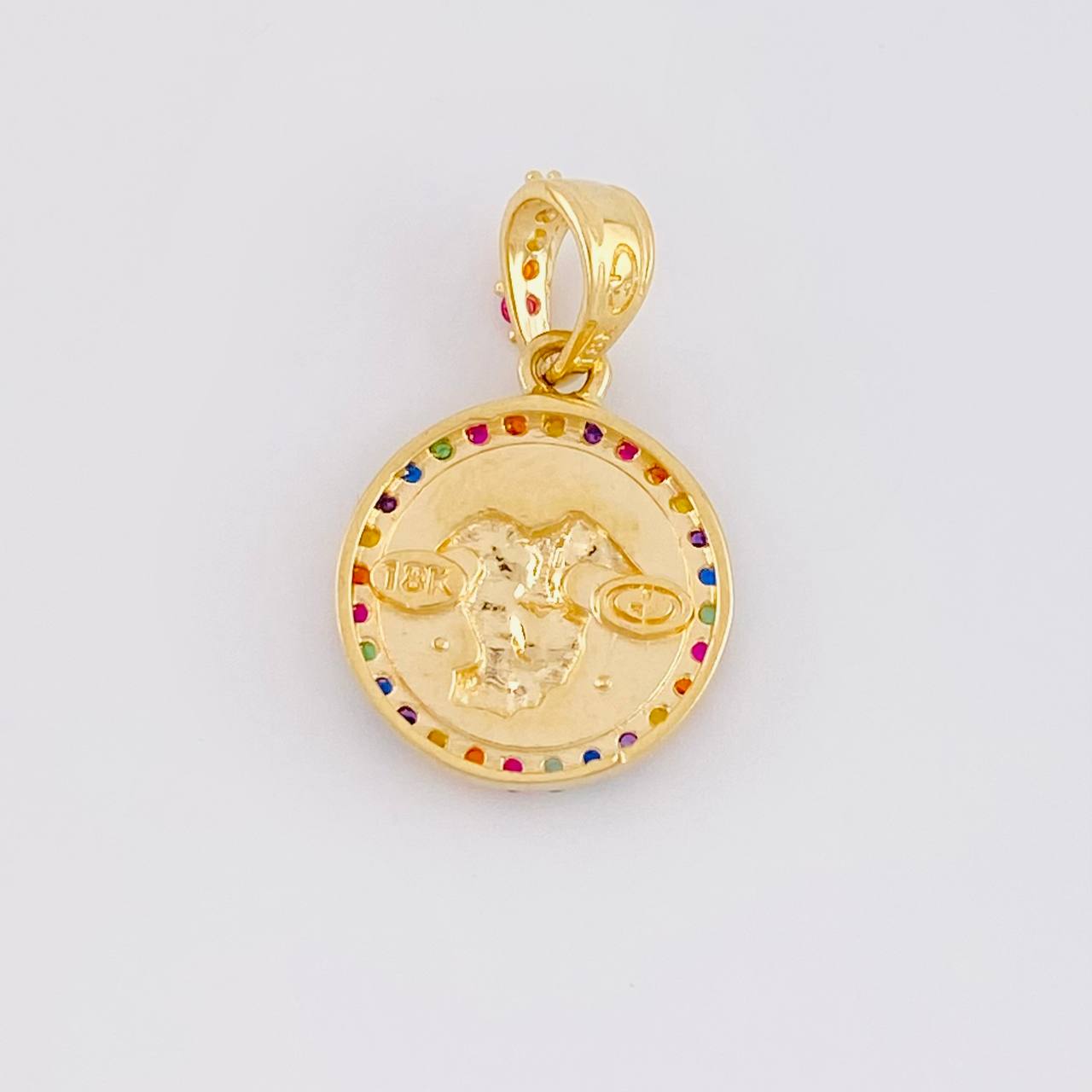 Dije San Miguel Arcángel 1.65g / 1.9cm Oro Amarillo 18K