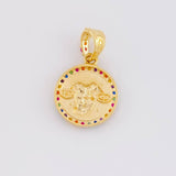 Dije San Miguel Arcángel 1.65g / 1.9cm Oro Amarillo 18K