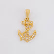 Dije Ancla 1.95g / 2.3cm Oro Amarillo 18K