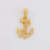 Dije Ancla 1.95g / 2.3cm Oro Amarillo 18K