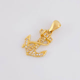 Dije Ancla 1.95g / 2.3cm Oro Amarillo 18K