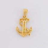 Dije Ancla 1.95g / 2.3cm Oro Amarillo 18K