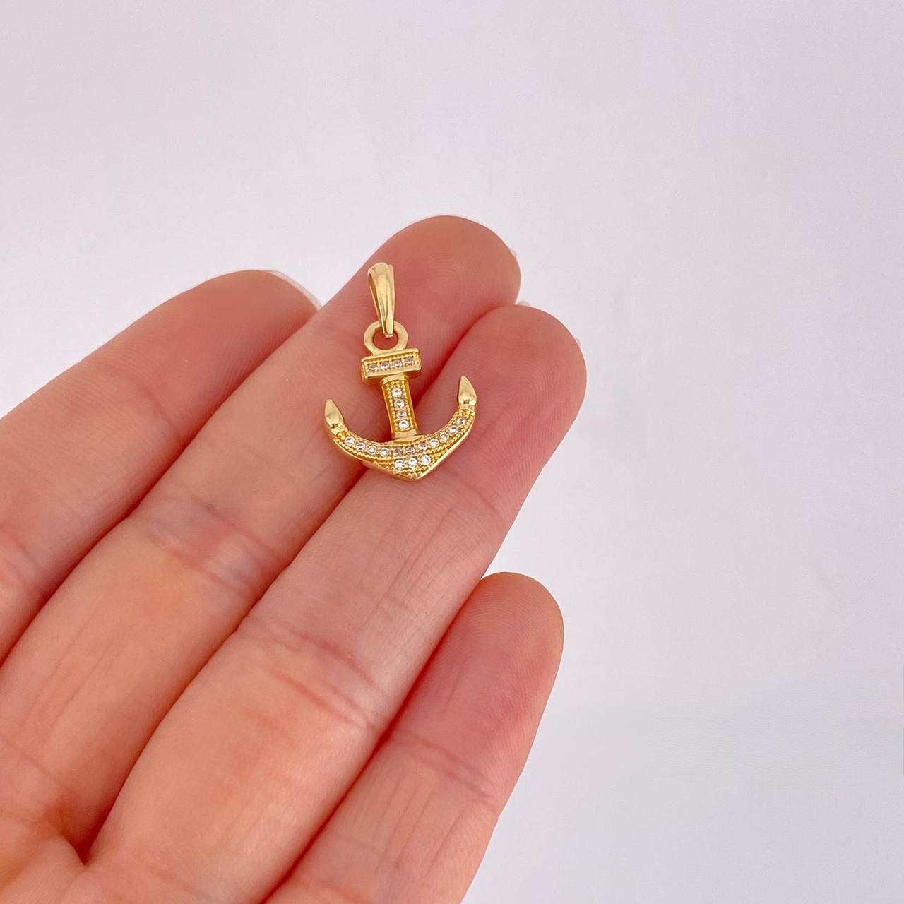 Dije Ancla 1.55g / 2.3cm Oro Amarillo 18K