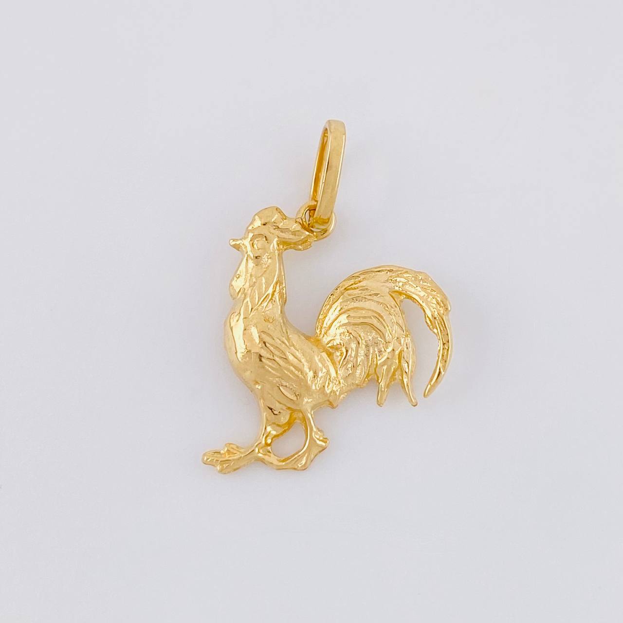 Dije Gallo 1.7g / 2.2cm Oro Amarillo 18K
