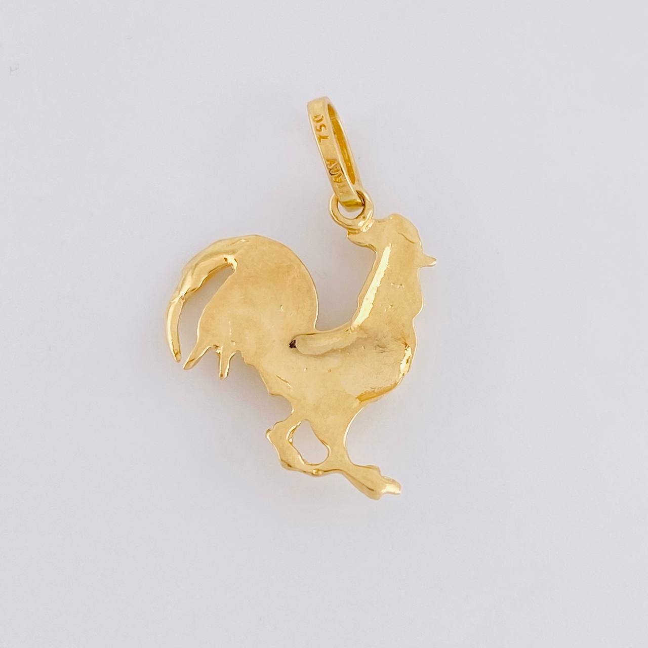 Dije Gallo 1.7g / 2.2cm Oro Amarillo 18K