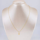 Set Cadena Aro Seguido + Dije Angel / 1.2g / 45cm Oro Amarillo 18K
