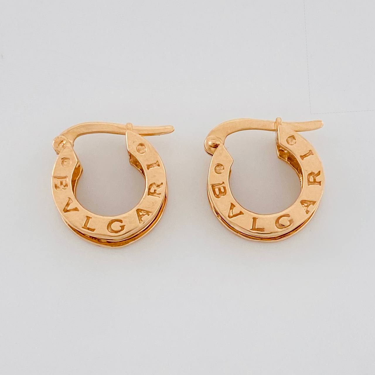 Candongas Rustica 3.95g / 1.5cm Oro Rosa 18K