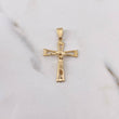 Dije Cruz Cristo 2.45gr / 3.5cm / Silueta Oro Amarillo 18K $