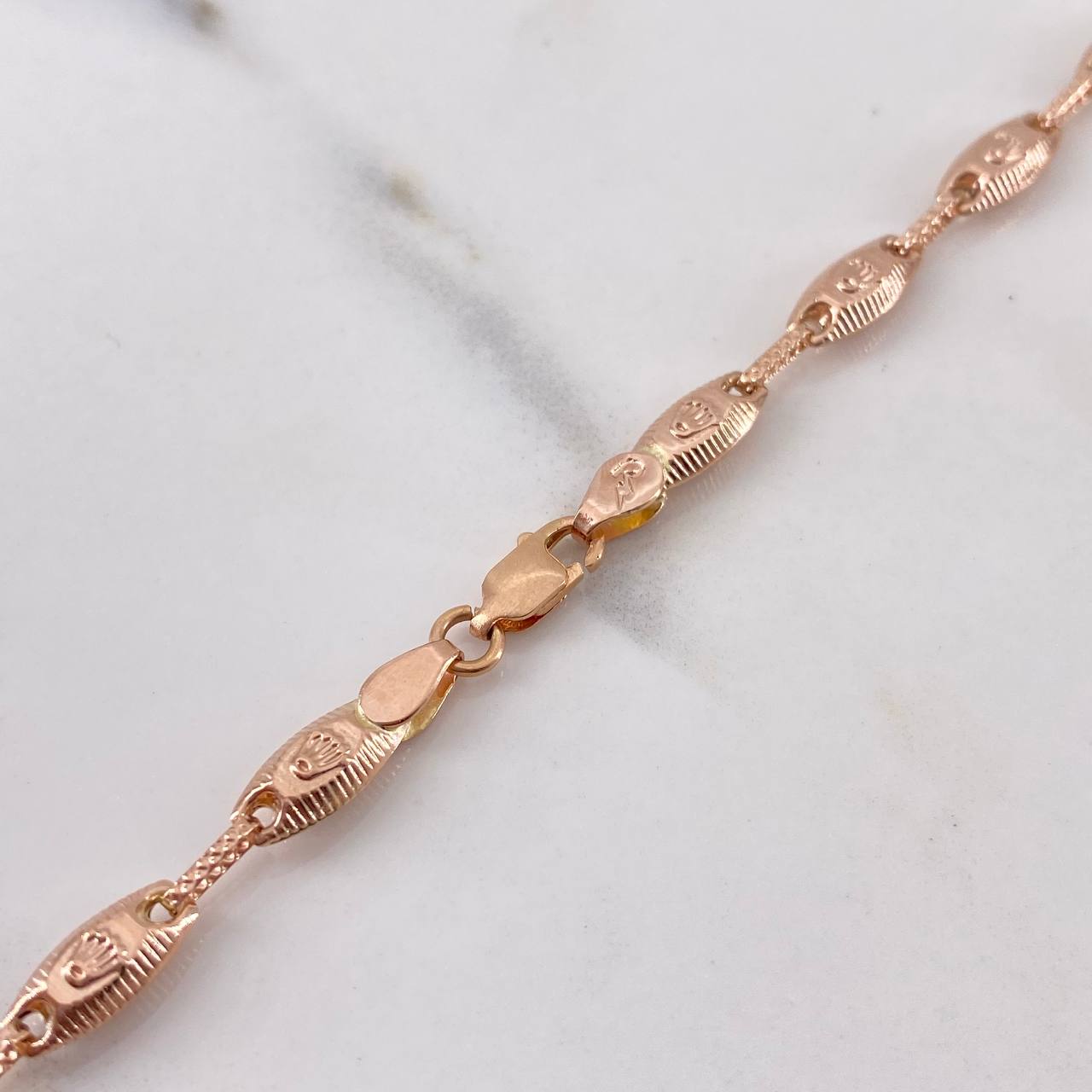 Cadena Rustica Corona RX 12gr / 60cm / 4.6mm Oro Rosa 18K $