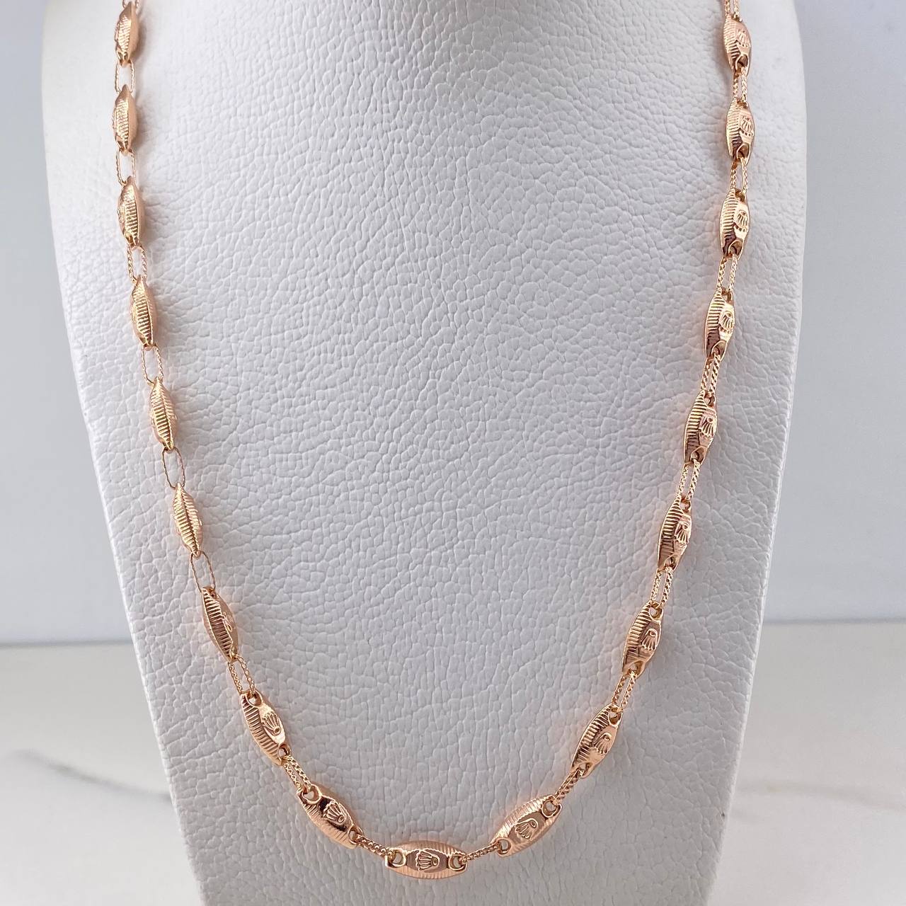 Cadena Rustica Corona RX 12gr / 60cm / 4.6mm Oro Rosa 18K $