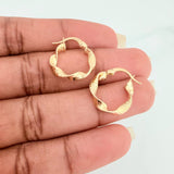 Candongas Remi 1.45gr / 2cm / Oro Amarillo 18K %