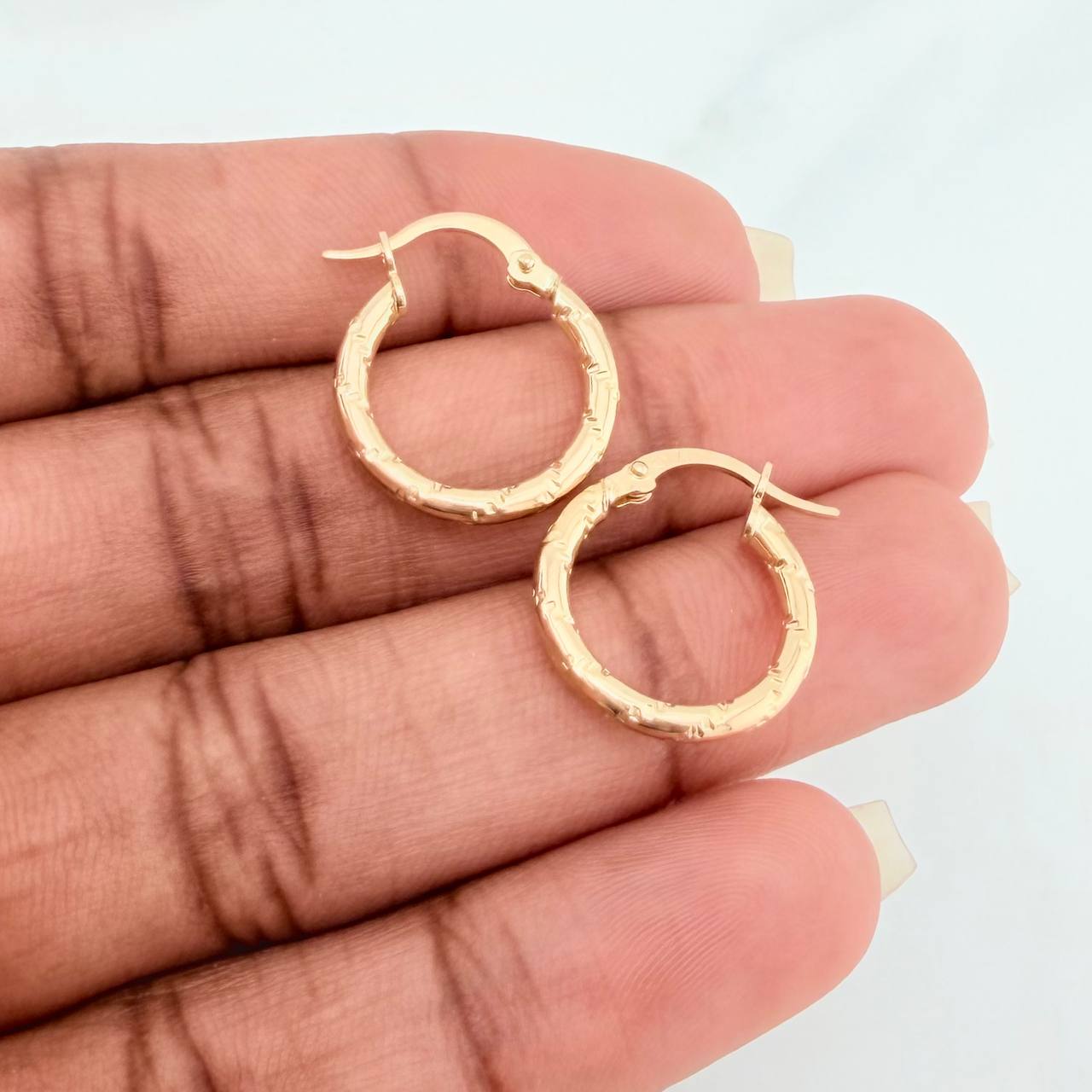 Candongas Abi 1.25gr / 2cm / Oro Amarillo 18K %
