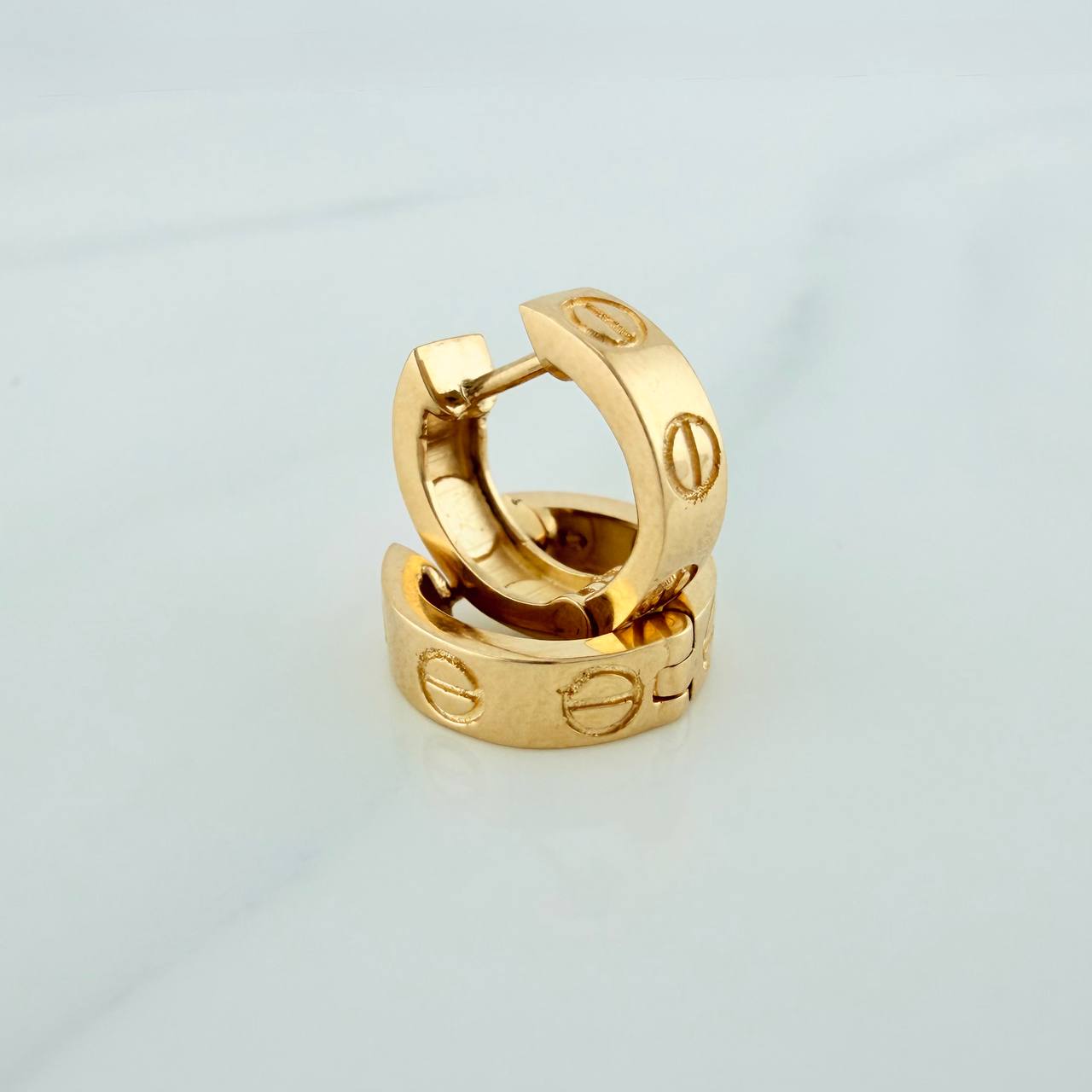 Candongas Clavo 2.65gr / 1cm / Oro Amarillo 18K %