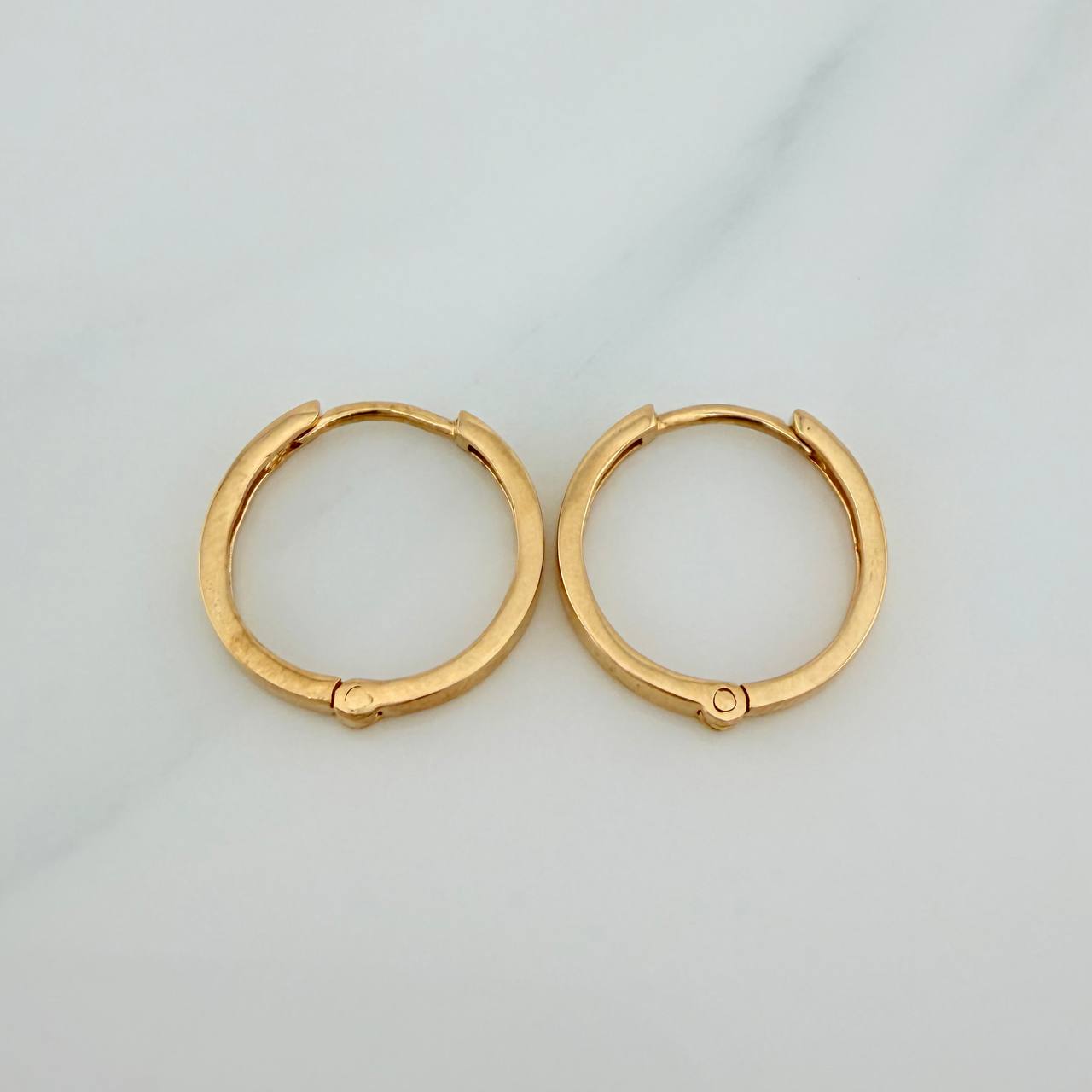 Candongas Carril 3gr / 1.7cm / Oro Amarillo 18K %