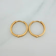 Candongas Carril 3gr / 1.7cm / Oro Amarillo 18K %