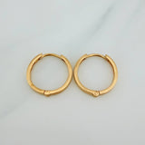 Candongas Carril 3gr / 1.7cm / Oro Amarillo 18K %