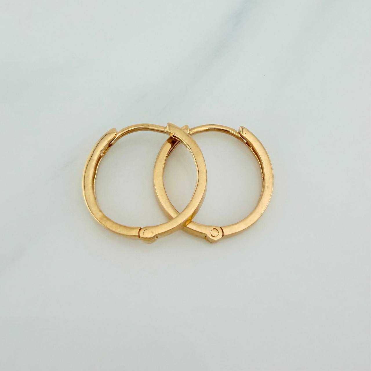 Candongas Carril 3gr / 1.7cm / Oro Amarillo 18K %