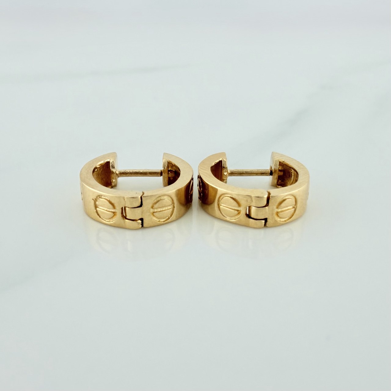 Candongas Clavo 2.65gr / 1cm / Oro Amarillo 18K %
