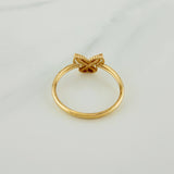 Anillo Mariposa 1.1gr / T4 1/2 / Oro Amarillo 18K %