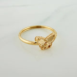 Anillo Mariposa 1.1gr / T4 1/2 / Oro Amarillo 18K %