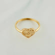 Anillo Corazón 1gr / T6 3/4 / Oro Amarillo 18K %