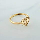 Anillo Corazón 1.15gr / T8 1/2 / Oro Amarillo 18K %