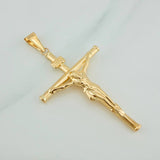Dije Cruz Cristo 3.2gr / 6cm / Oro Amarillo 18K %