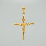 Dije Cruz Cristo 2.8gr / 5.3cm / Oro Amarillo 18K %