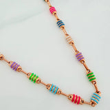 Cadena Barril 13.95gr / 64.3cm / 4.3mm Oro Rosa 18K %