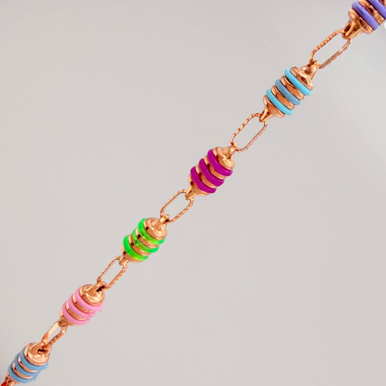 Cadena Barril 13.95gr / 64.3cm / 4.3mm Oro Rosa 18K %