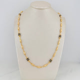 Cadena Rustica Cilindro 13.9gr / 62.2cm / 4.4mm Oro Amarillo 18K %