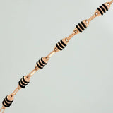 Cadena Rustica Barril 13.65gr / 64cm / 4mm Oro Rosa 18K %
