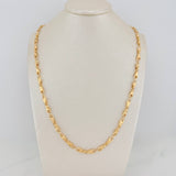 Cadena Rustica Espiga11.25gr / 62.4cm / 3.6mm Oro Amarillo 18K %