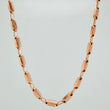 Cadena Rustica Tribal 16.5gr / 72.5cm / 3.5mm Oro Rosa 18K %