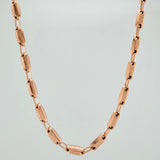 Cadena Rustica Tribal 16.5gr / 72.5cm / 3.5mm Oro Rosa 18K %